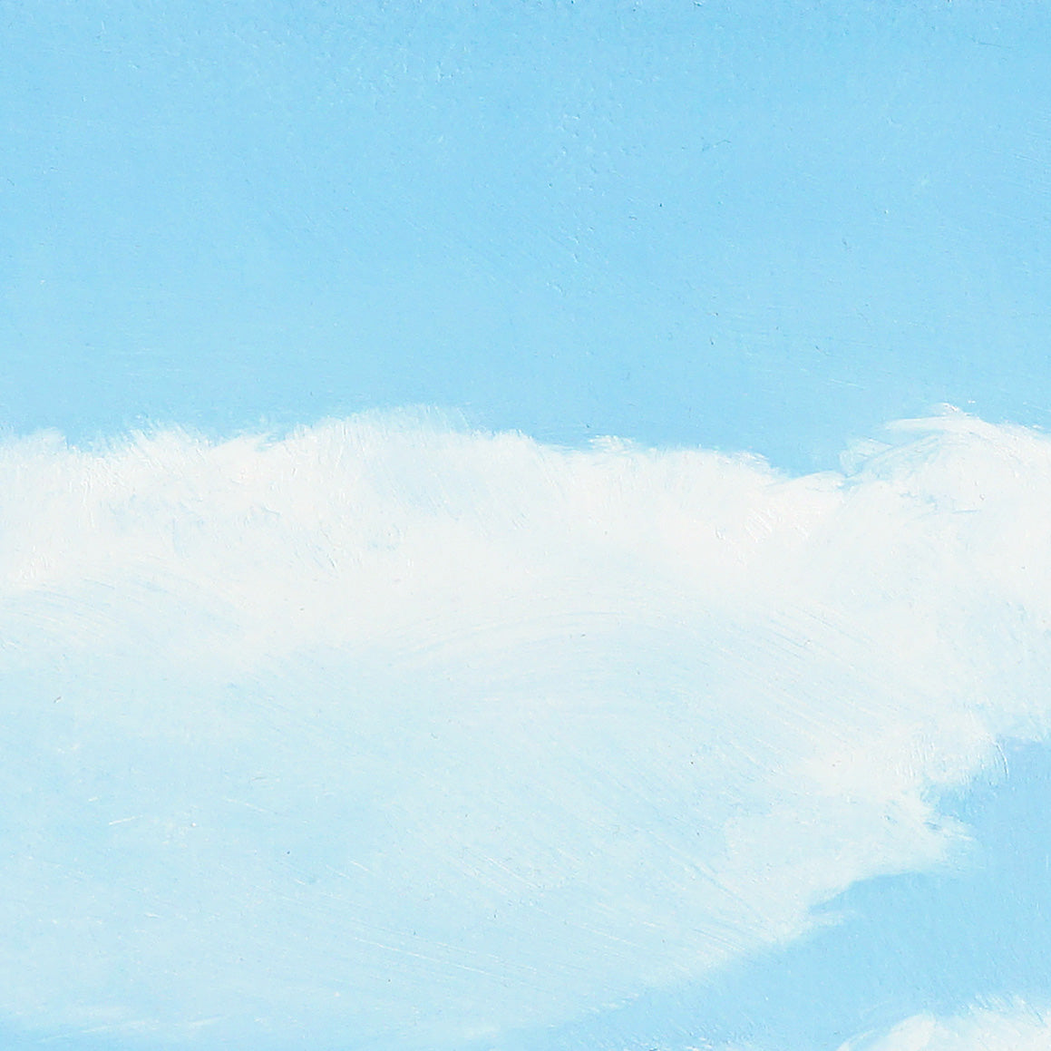 Original cloud painting- oil on canvas