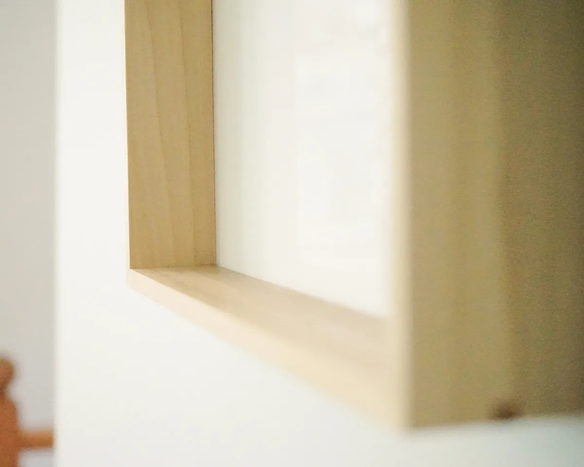 Handcrafted solid wood Frame - Deep shadow box