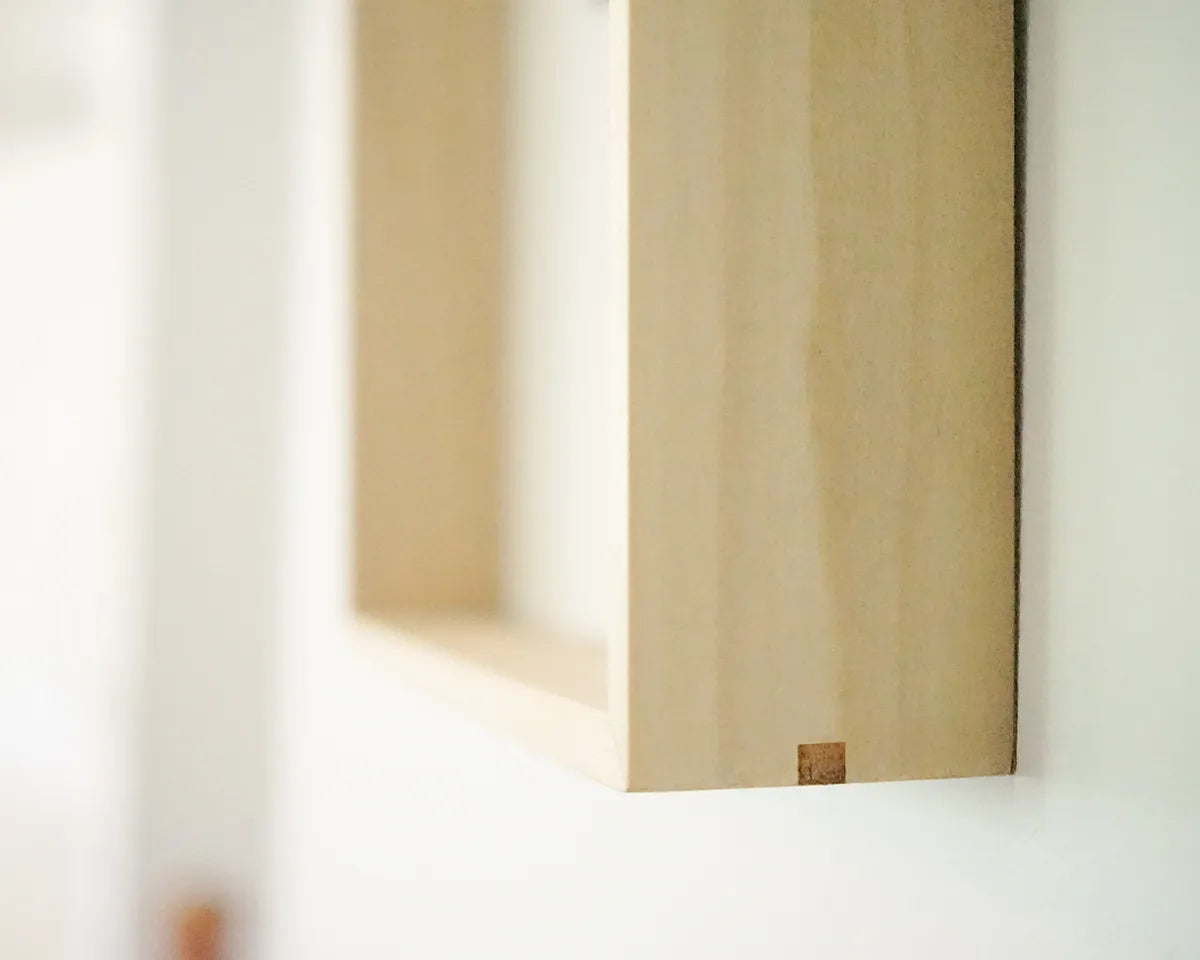 Handcrafted solid wood Frame - Deep shadow box