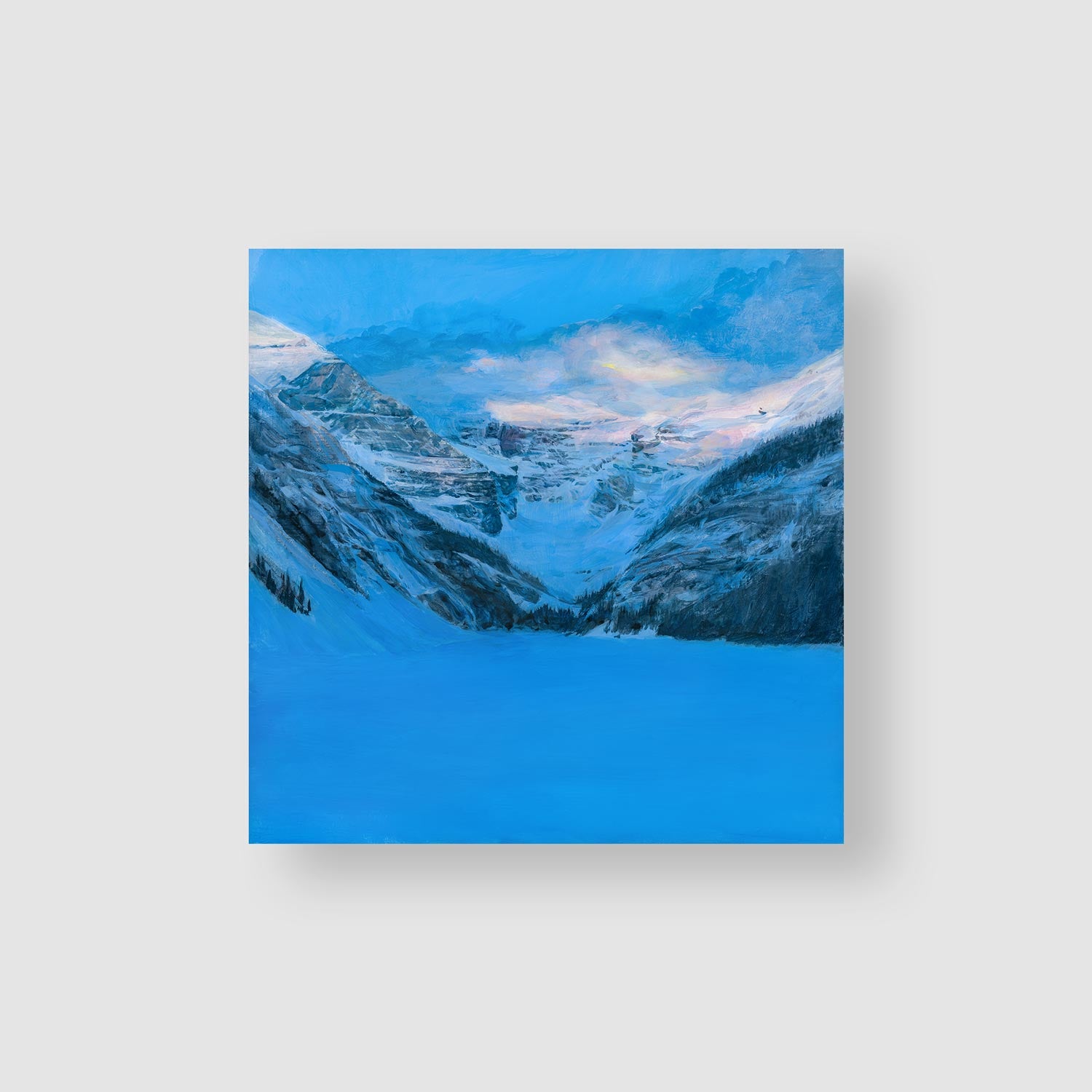 Sunrise Lake Louise- Canadian landscape painting print