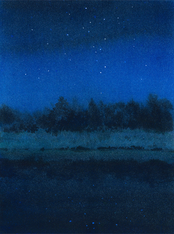 A night story of Sheep River #11 - Print