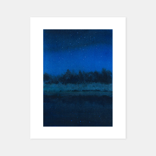 A night story of Sheep River #11 - Print