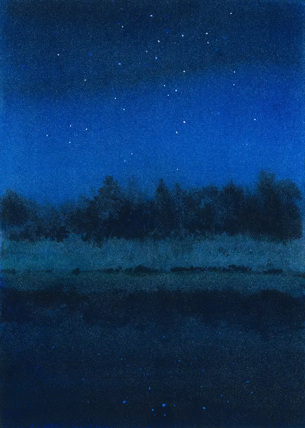 A night story of Sheep River #11 - Print