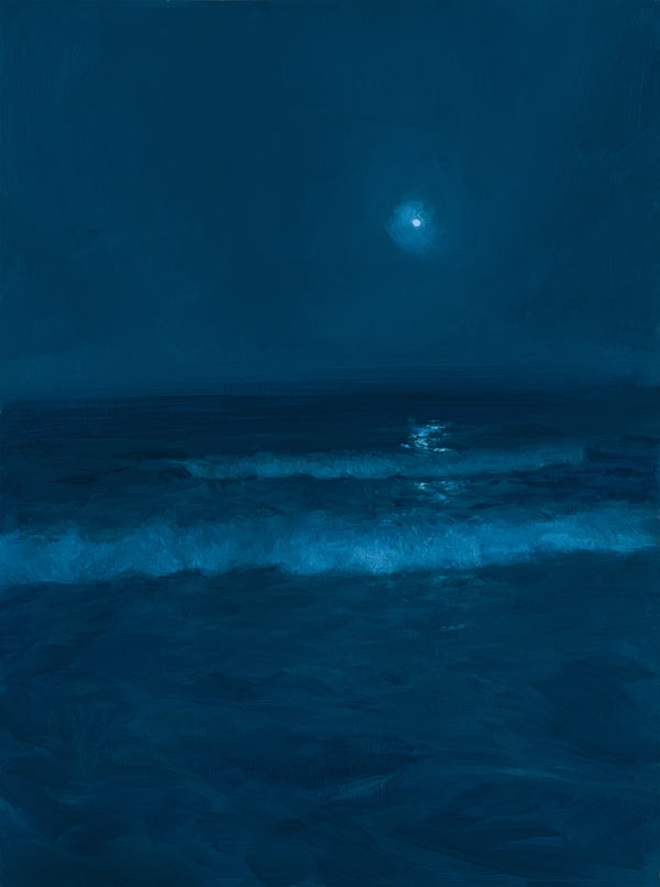 Seascape painting prints-'Under' series- Shimmer #5