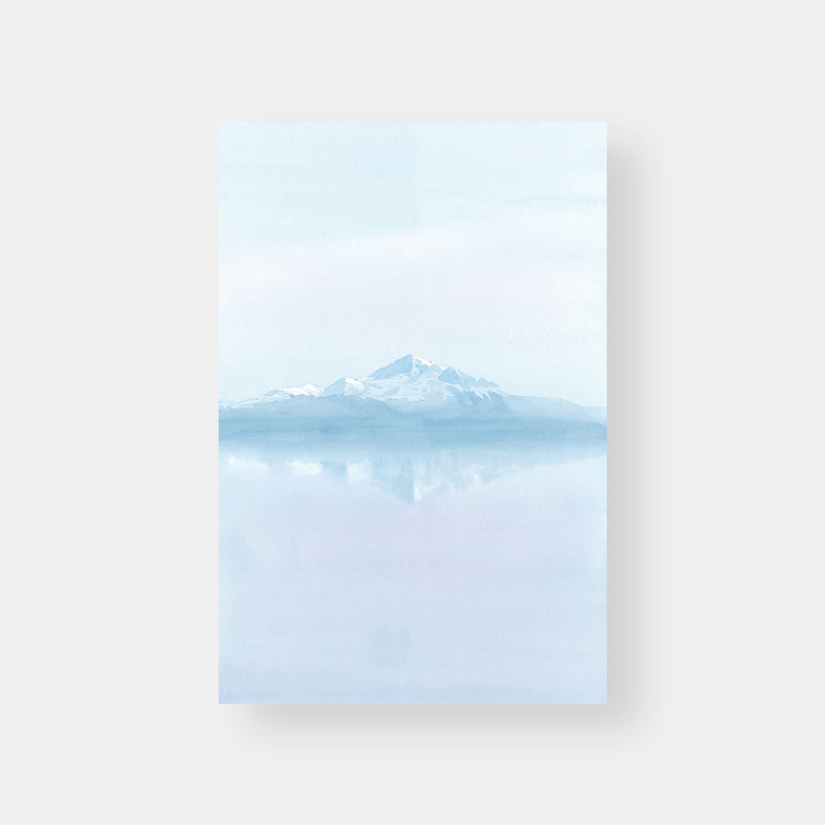 Mount Baker watercolour painting prints