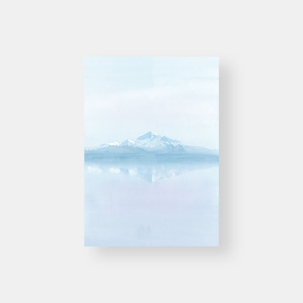 Mount Baker watercolour painting prints