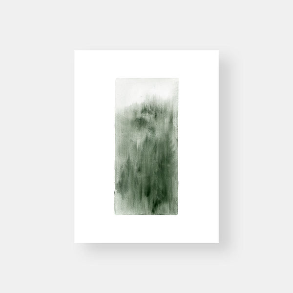 Misty mountains #6 - watercolour print