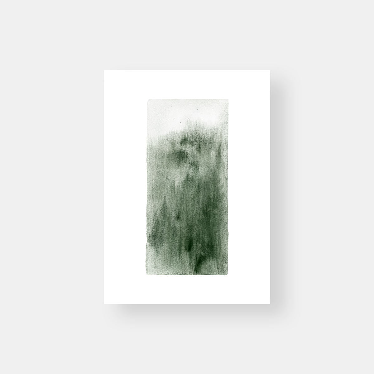 Misty mountains #6 - watercolour print